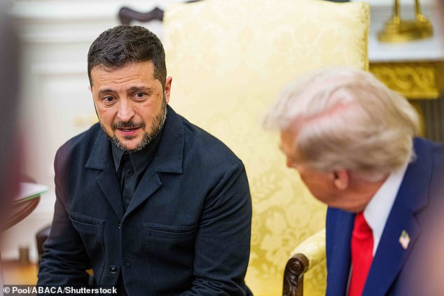 Ukrainian President Volodymyr Zelensky sassed the reporter who had mocked him for not wearing a suit in the Oval Office during his meeting with President Donald Trump in February. 'But you are wearing the same suit,' Zelensky said to Real America's Voice Brian Glenn