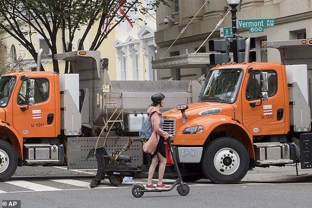 Enhanced security was set up around the White House on Monday ahead of President Donald Trump's meetings with Ukrainian President Volodymyr Zelensky and European leaders. H Street N.W. was blocked off with large trucks