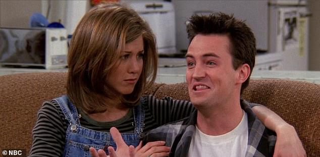 Perry played Chandler Bing on the NBC series Friends opposite Jennifer Aniston