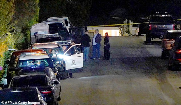 Police were seen outside of Perry's Pacific Palisades home in the wake of his death in October of 2023