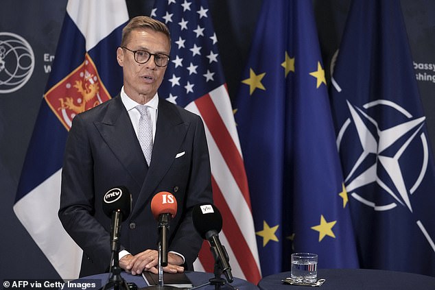 The Finnish prime minister also urged caution about the prospects for peace in Ukraine - as he labelled his Russian counterpart as 'untrustworthy'