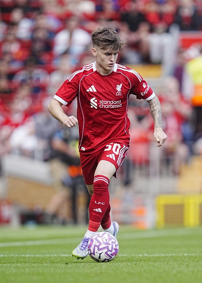 Photo of Ben Doak playing soccer.