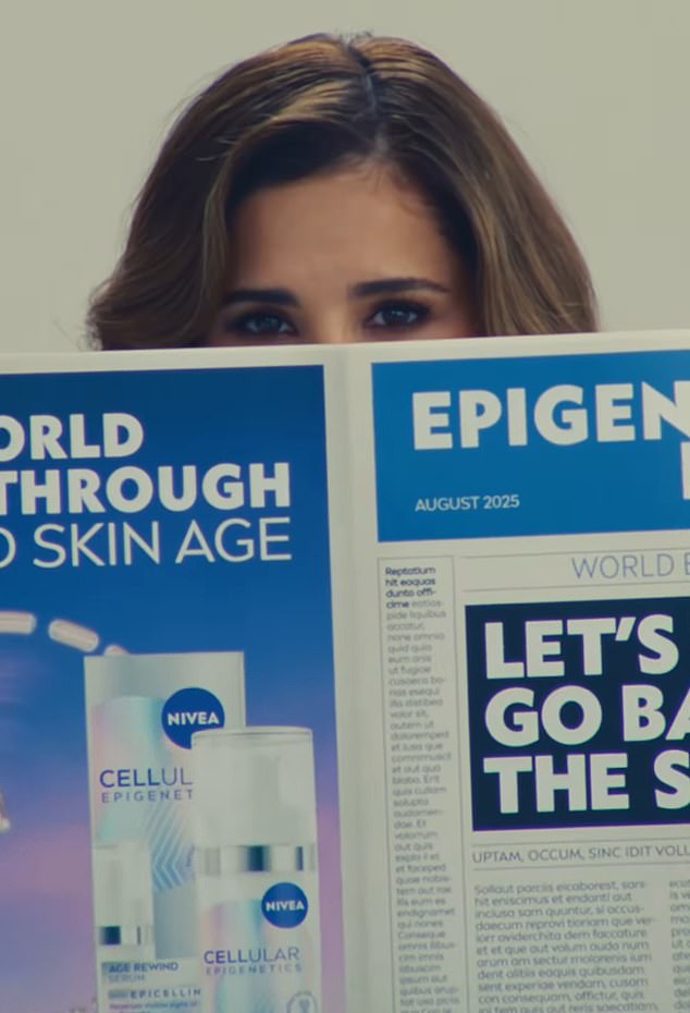 Cheryl in her skincare campaign with Nivea. Many are predicting a return to TV for the former Girls Aloud singer, with talks of a judging role on The Voice