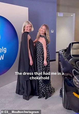 The Adelaide influencer, a dress hire business owner in South Australia, was left 'in a choke-hold' after her sheer black scarf got caught beneath a moving car