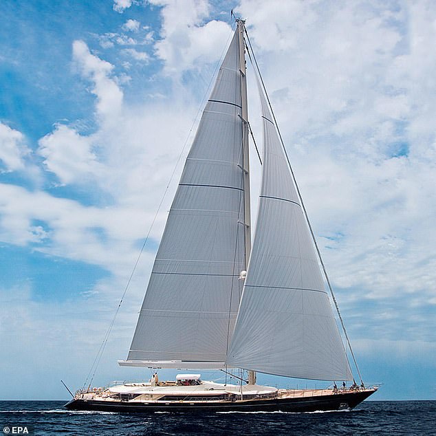 The Lynch family¿s yacht Bayesian, which sank in a freak summer storm off the coast of Sicily
