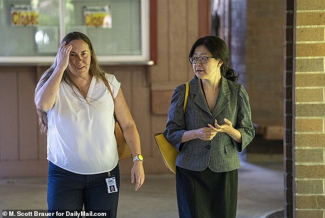 Prosecutors Heather Stone and Olivia Zhou (pictured outside court) faced an uphill battle to get convictions for attempted murder