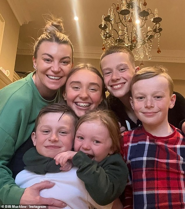 Billi and Andy have three children together - Arlo, Wolf, and Marvel Mae - and she also raises his two children Emilie Rose, 15, and Lucas, 14 from his past relationship