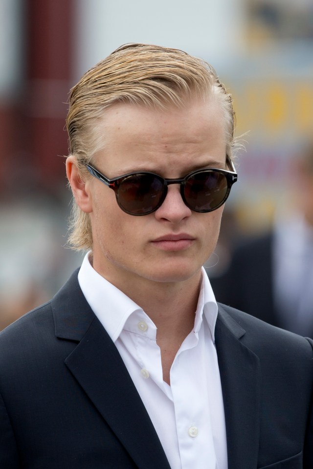 Marius Borg Høiby during the King and Queen of Norway's Silver Jubilee Tour.