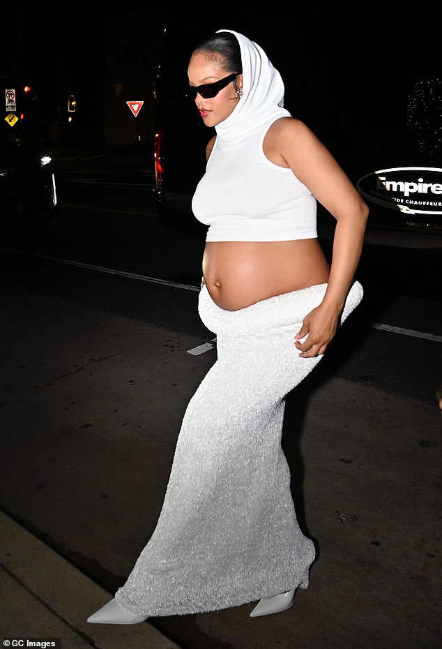Rihanna has long been admired for her fashionable looks (Pictured fifth place Rihanna)