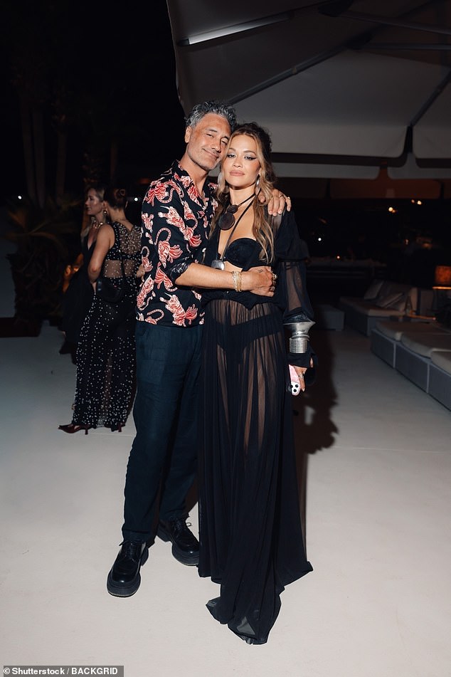 The film director and his partner rented out a villa on the Spanish island where they parted with their celebrity pals