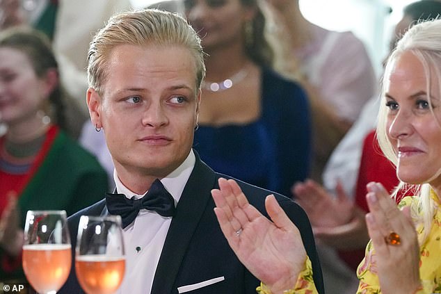 Mette-Marit's son Marius Borg Høiby (pictured in 2022 with his mother) was yesterday charged with 32 crimes including four counts of rape