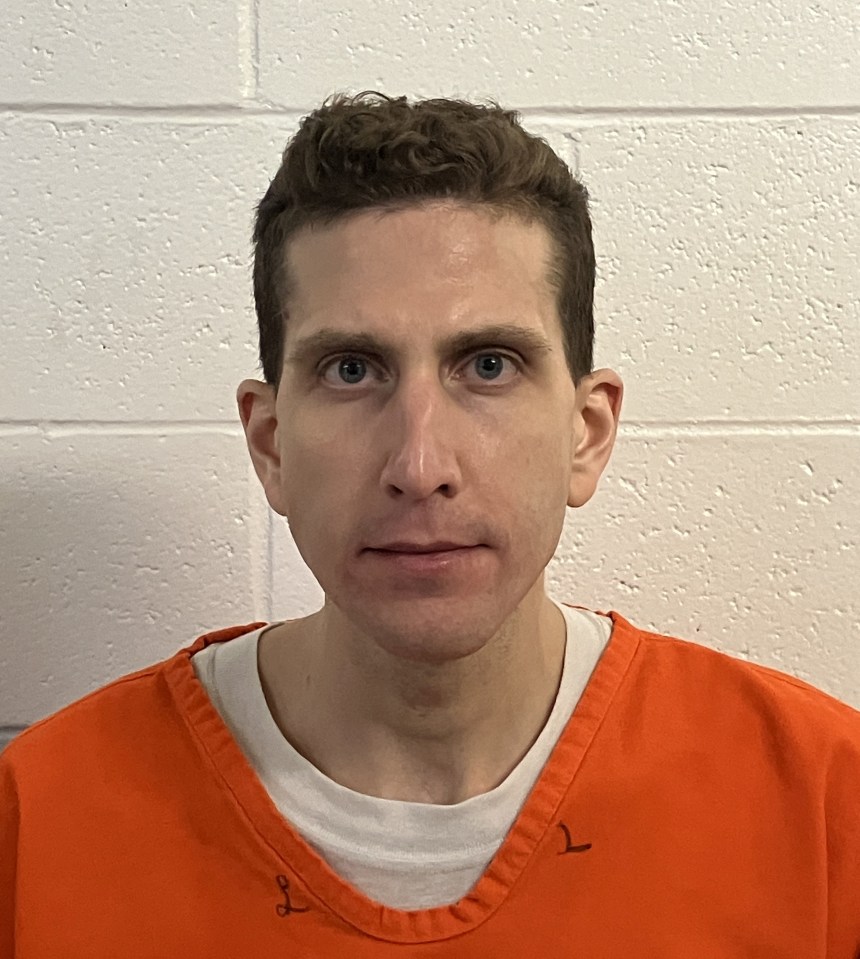 Bryan Kohberger's booking photo.