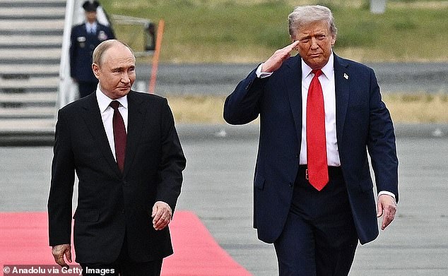 President Donald Trump greeted Putin on his arrival for the summit