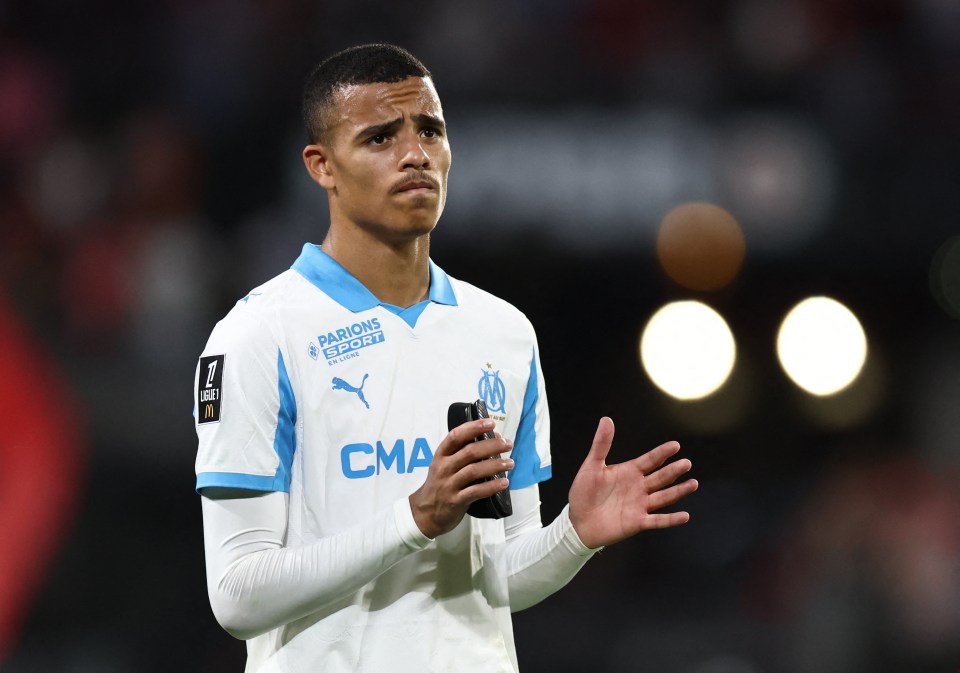 Mason Greenwood of Olympique Marseille after a match.
