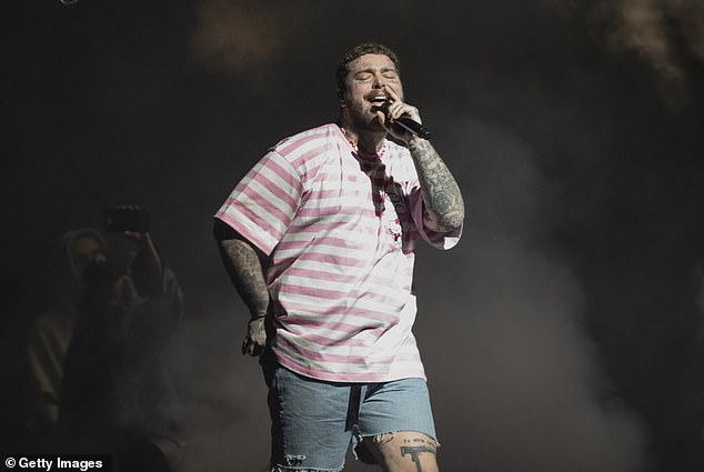 Malone revealed in 2023 that he had lost 60 pounds without help from weight loss drugs;  Pictured in New York City in September 2021