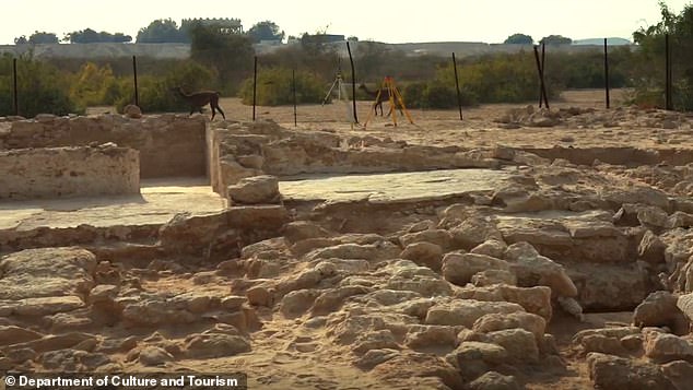 Archaeologists uncovered remains of buildings that stood in the area more than 1,000 years ago
