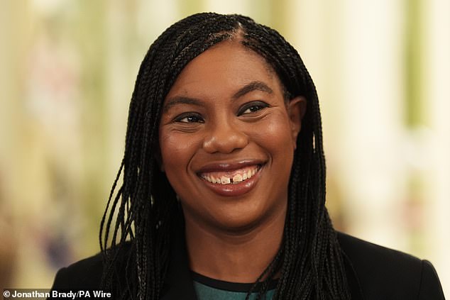 Tory leader Kemi Badenoch (pictured) branded it a 'spiteful' move that will push more cash into traditional Labour areas