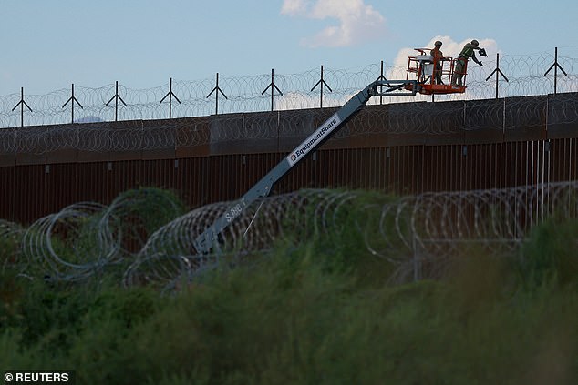 Temperatures can reach as high as 120 degrees Fahrenheit during the summer months in Texas and Mexico, along the lines of the border wall