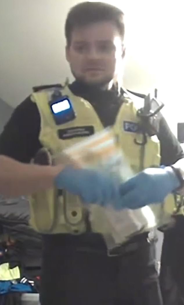 Hertfordshire Constabulary police officer Marcin Zielinski, 27, who has been jailed for four months after stealing Lea-Ann's underwear on September 12, 2024