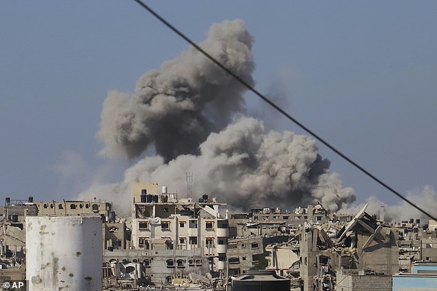 Hamas said on Monday it had accepted a new proposal from Arab mediators for a ceasefire in the Gaza Strip and a hostage return deal (Pictured: Gaza Strip on August 18)