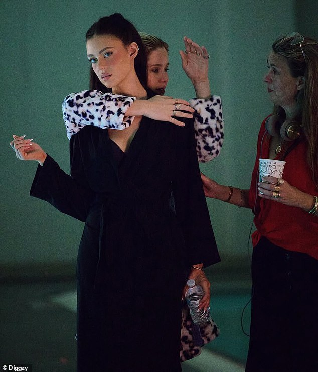 Channeling her own work as an influencer and Instagram favourite, Nicola cut a mysterious figure, as her character grows to manipulate social media-obsessed Raelynn (De Lisser)