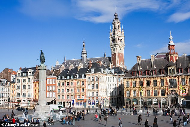 Lille contains plenty of red brick and opulently carved Flemish architecture
