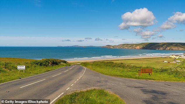 File image: View towards Newgale, Pembrokeshire, Dyfed, Wales. The historic Coastal Way in Wales came in third place with 23 per cent of votes