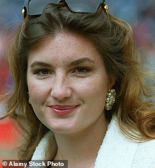 Fresh faced: Brady pictured when she was 25