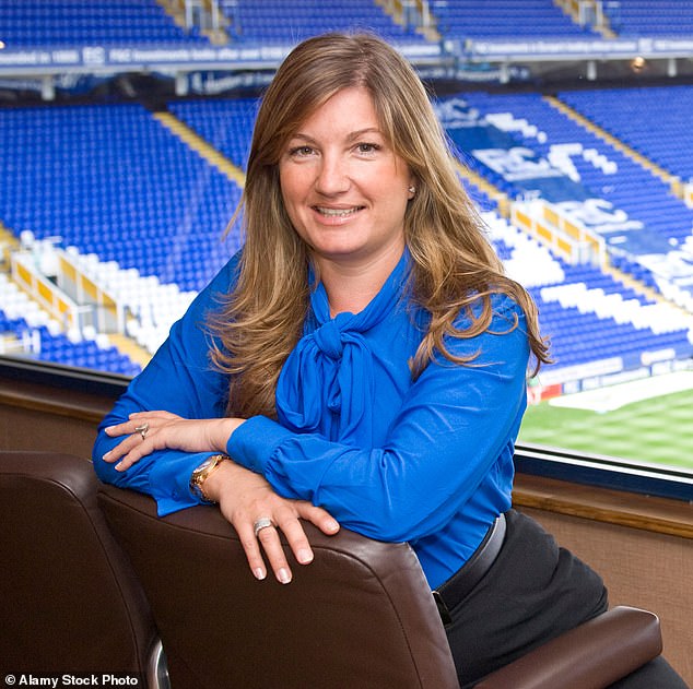 How the former MD of Birmingham City looked when she ran the club in her twenties in the early 90s