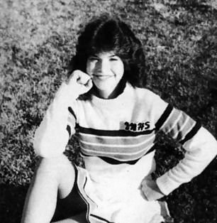 Lauren as a 16-year-old in 1985