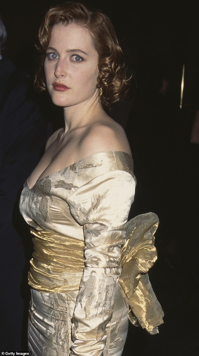 The Hollywood star has aged naturally, saying she appreciates the European approach that beauty isn't something that withers with age (Pictured in 1995, when Anderson was 27)