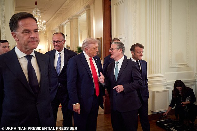 US president Donald Trump already signalled his backing during his meeting with Ukrainian leader Volodymyr Zelensky and other European leaders on Monday