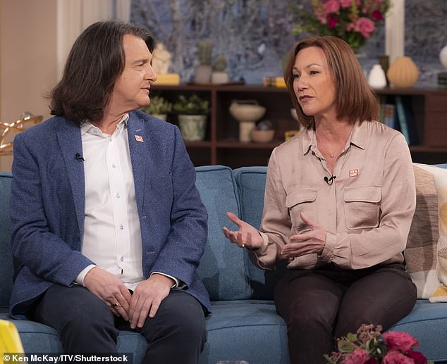 Scott is now in a relationship with his new partner Tanya Franks (pictured together in 2024), Barbara's former EastEnders co-star and good friend