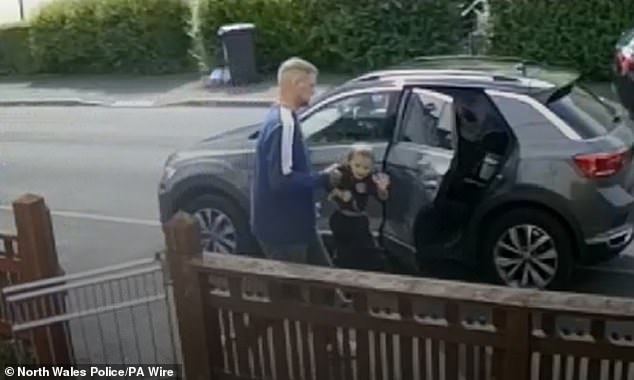 Further CCTV footage showed Ethan being lifted into the back of a car by Michael before Ives appeared to punch him twice