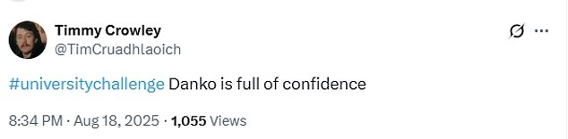 The moment sparked a lot of conversation on social media, particularly X (formerly Twitter), for how bold and lucky it was, and viewers took to the social media platform to praise her for her confident attitude