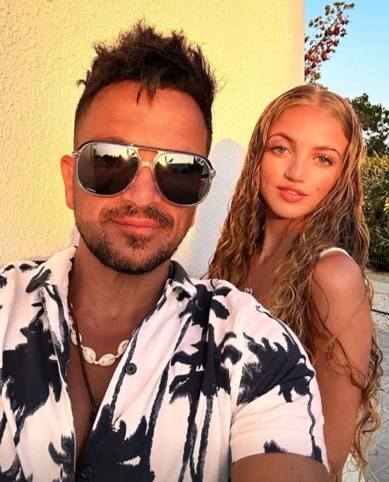 Princess Andre wishing her father, Peter Andre, a Happy Father's Day.