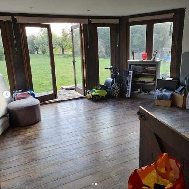 Katie showed the amount of the work that was needed to the mansion in order to bring life back into the property