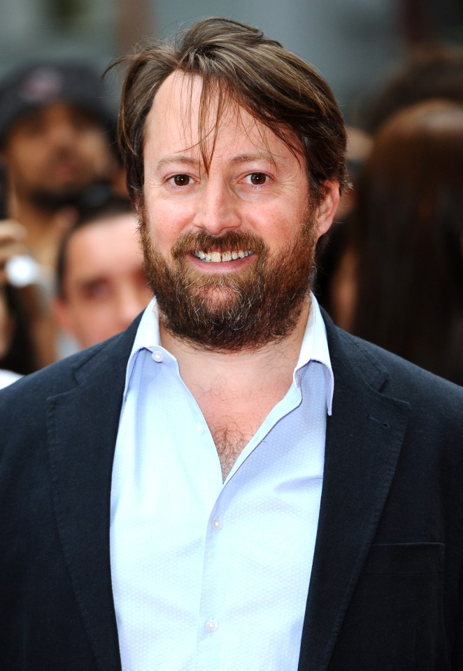 David Mitchell at a film premiere.