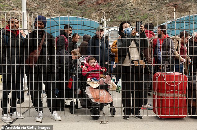 Residents and tourists scramble to leave Greek island on ferries and planes due to ongoing seismic activity in Santorini, Greece on February 6, 2025