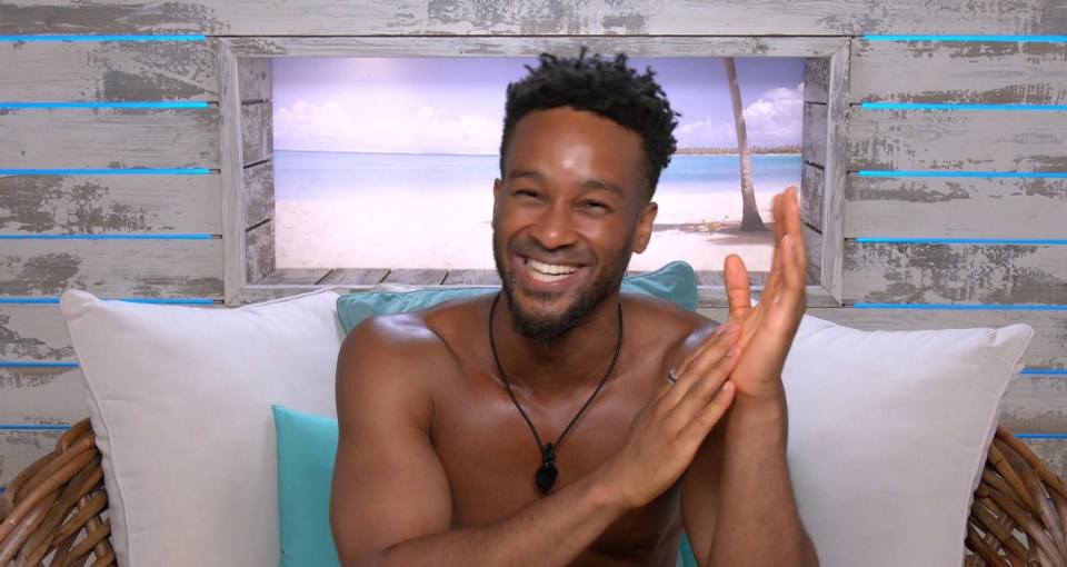 Teddy Soares on Love Island.