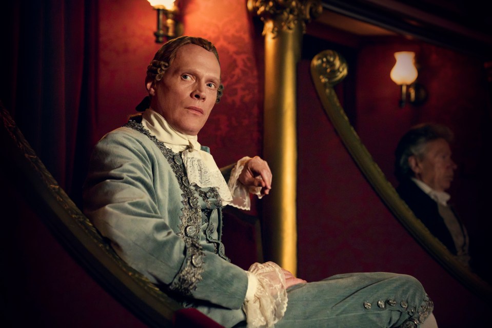Paul Bettany as Salieri in Amadeus.