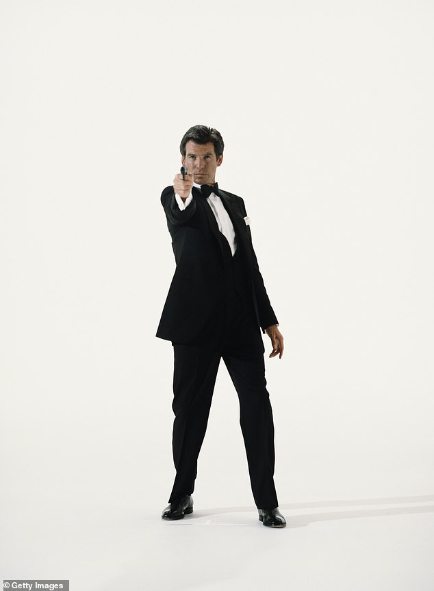 Pierce, pictured 1997 as the spy, joked he didn't think 'anyone wants to see a craggy, 72-year-old Bond'