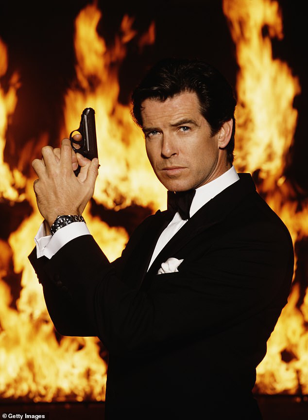 Brosnan portrayed the British spy in four films, including 1995's GoldenEye (pictured)