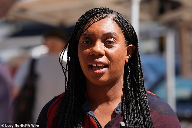 Kemi Badenoch, pictured last week, wrote to all leaders of Tory-led parties on Wednesday night, pledging her support for any legal action they take