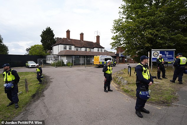 Epping Forest District Council achieved an injunction at the High Court in London, stopping migrants from being accommodated at the hotel, pictured