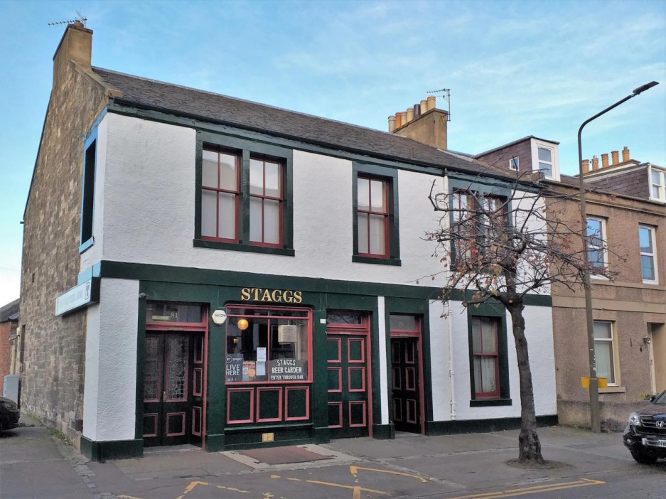 The Volunteer Arms pub in Musselburgh, Scotland.