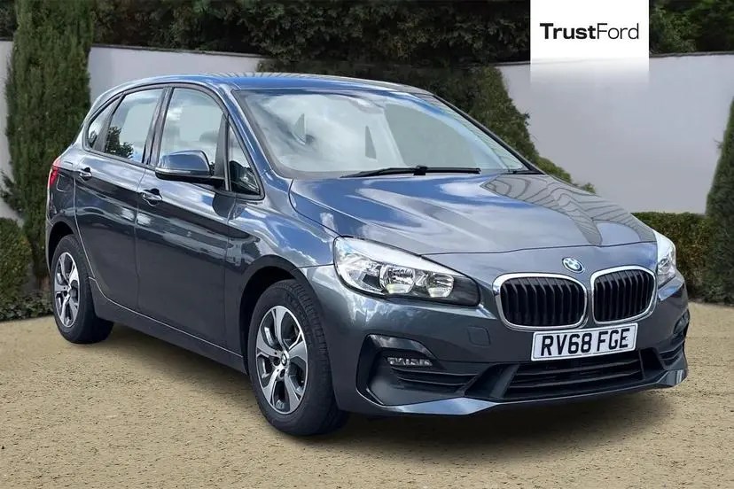 Gray BMW 2 Series Gran Tourer.