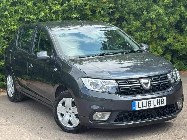 Dark gray Dacia Sandero.