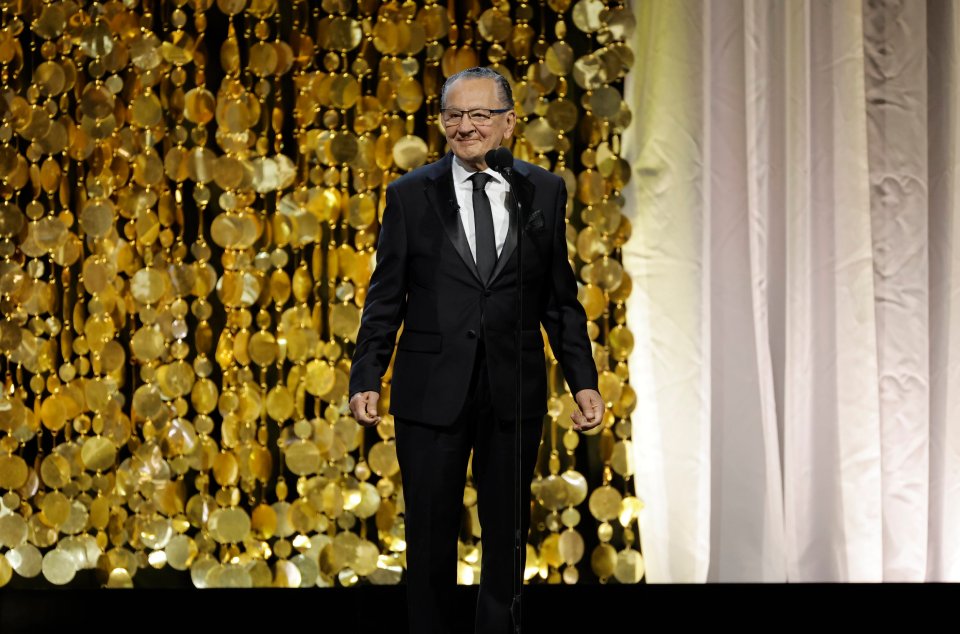 Judge Frank Caprio speaking at the Creative Arts & Lifestyle Emmys.