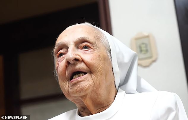She received the title after the death of of Brazilian nun Sister Inah Canabarro (pictured) aged 116